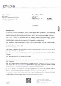 COUPURE 2 JUILLET 2024